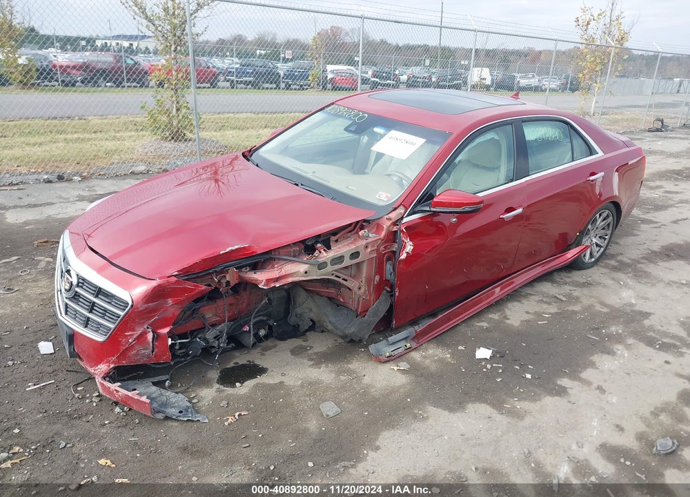 2014 CADILLAC CTS LUXURY VIN: 1G6AR5S35E0152414