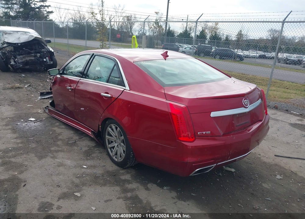 2014 CADILLAC CTS LUXURY VIN: 1G6AR5S35E0152414