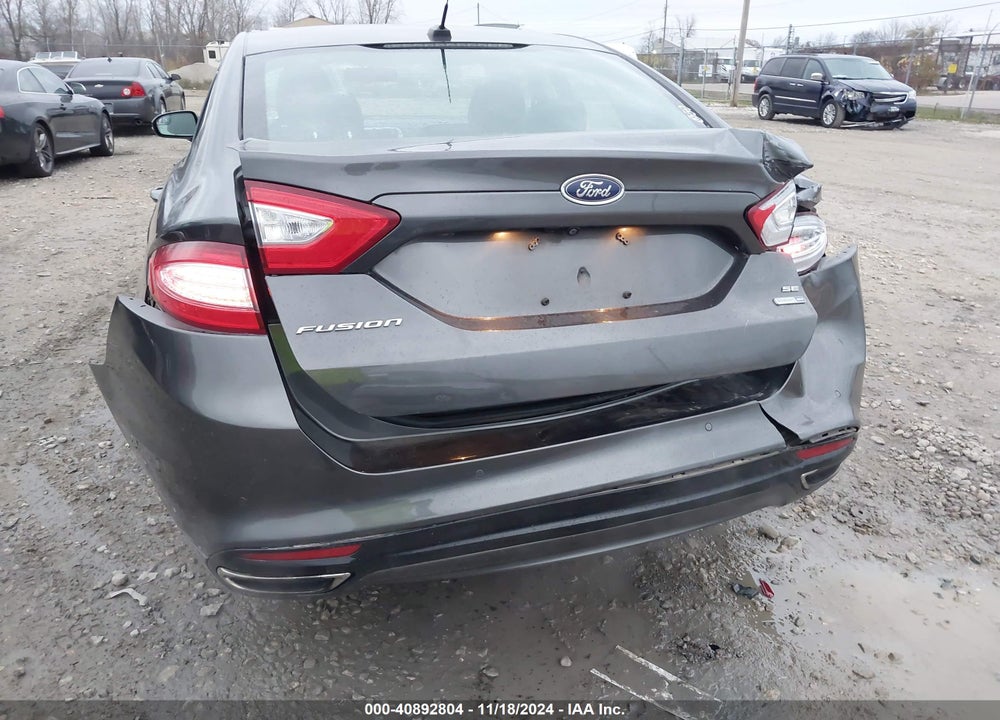2016 FORD FUSION SE VIN: 3FA6P0T95GR155448