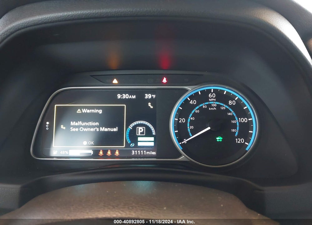 2022 NISSAN LEAF SL PLUS 62 KWH VIN: 1N4BZ1DVXNC557746