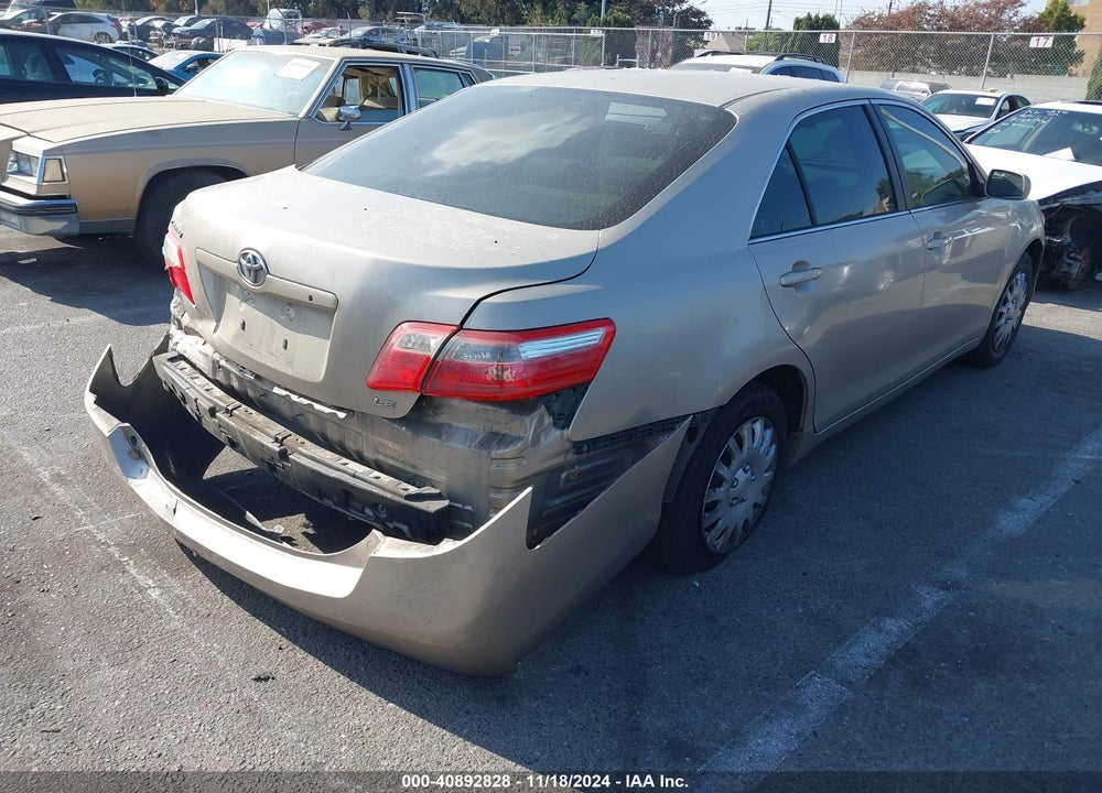 2008 TOYOTA CAMRY LE VIN: 4T4BE46K88R022599