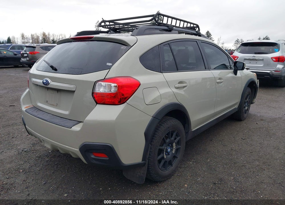2016 SUBARU CROSSTREK 2.0I PREMIUM VIN: JF2GPABC3G8342739