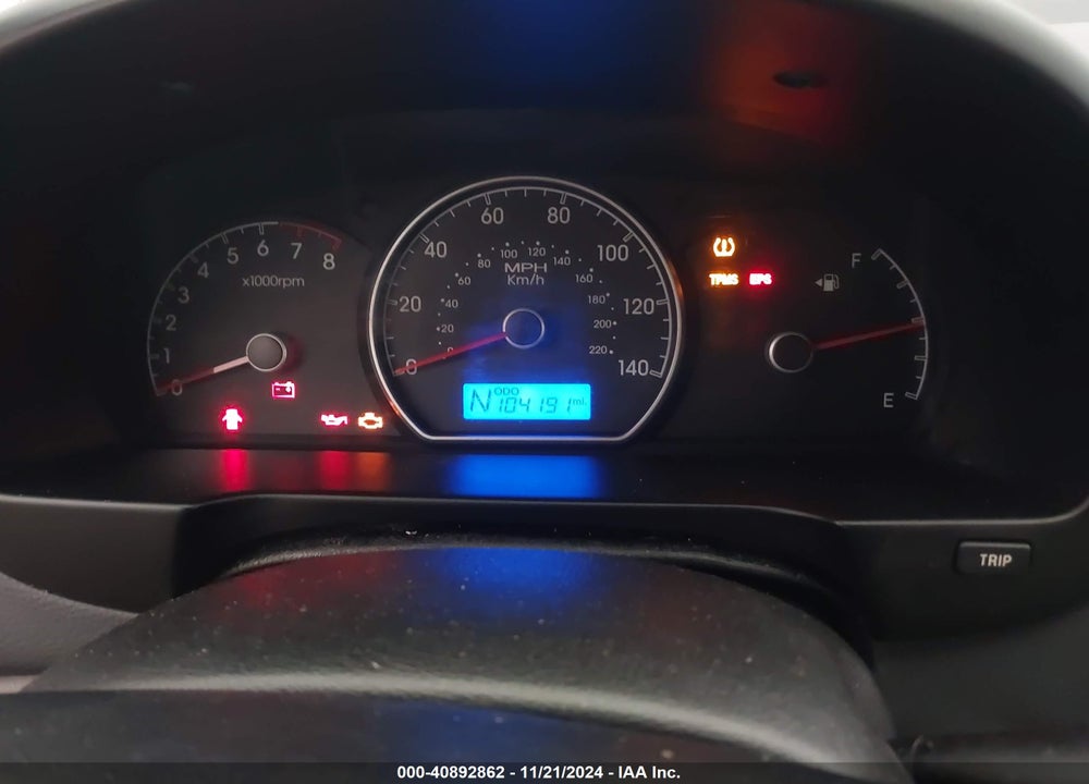 2009 HYUNDAI ELANTRA GLS VIN: KMHDU46D29U692321