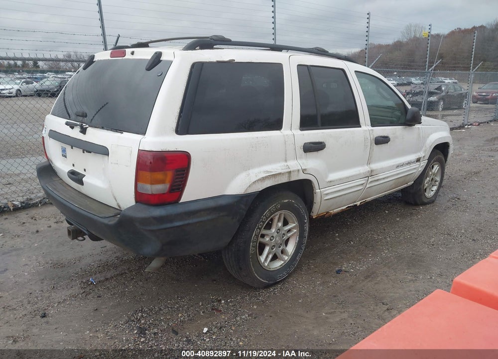 2004 JEEP GRAND CHEROKEE LAREDO VIN: 1J4GW48S94C391612