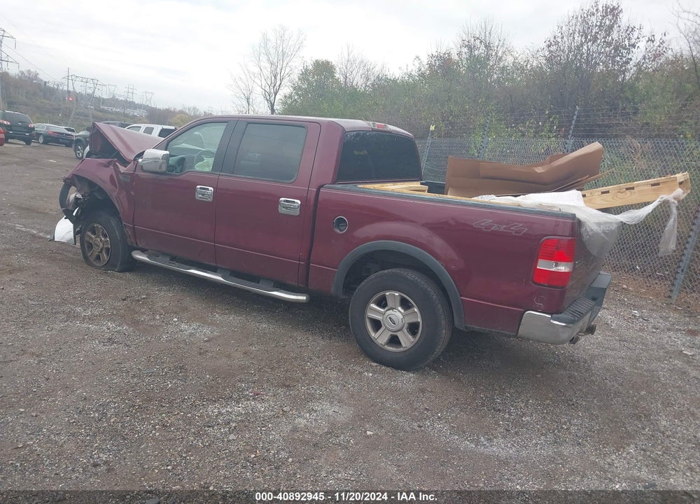 2004 FORD F-150 XLT VIN: 1FTRW14W94KB87632