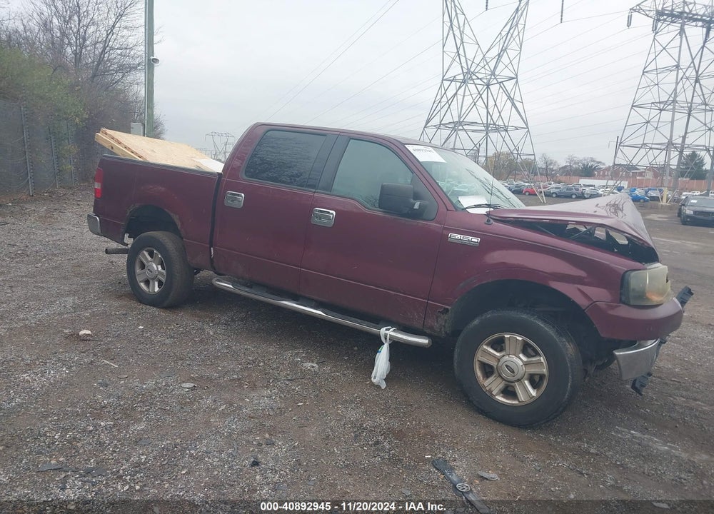 2004 FORD F-150 XLT VIN: 1FTRW14W94KB87632