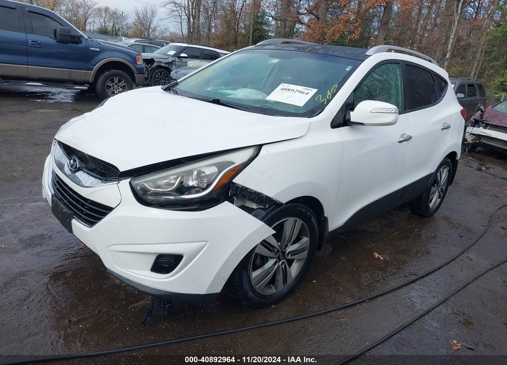 2014 HYUNDAI TUCSON LIMITED VIN: KM8JUCAGXEU847139