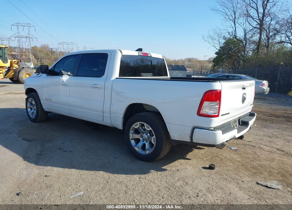 2019 RAM 1500 BIG HORN/LONE STAR 4X4 5'7 BOX VIN: 1C6SRFFT5KN857740