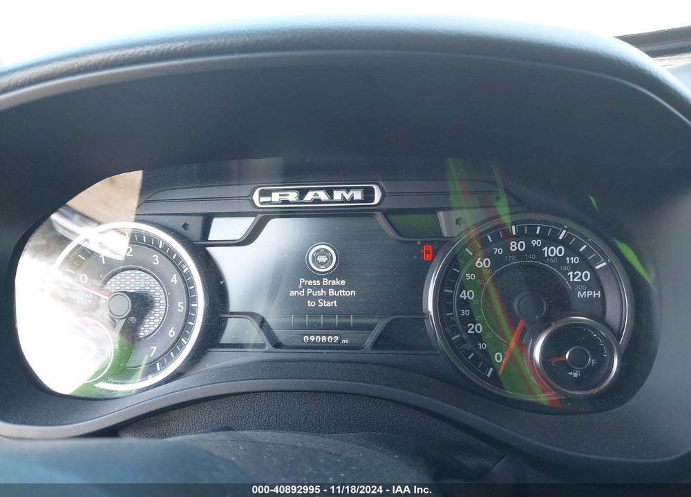 2019 RAM 1500 BIG HORN/LONE STAR 4X4 5'7 BOX VIN: 1C6SRFFT5KN857740