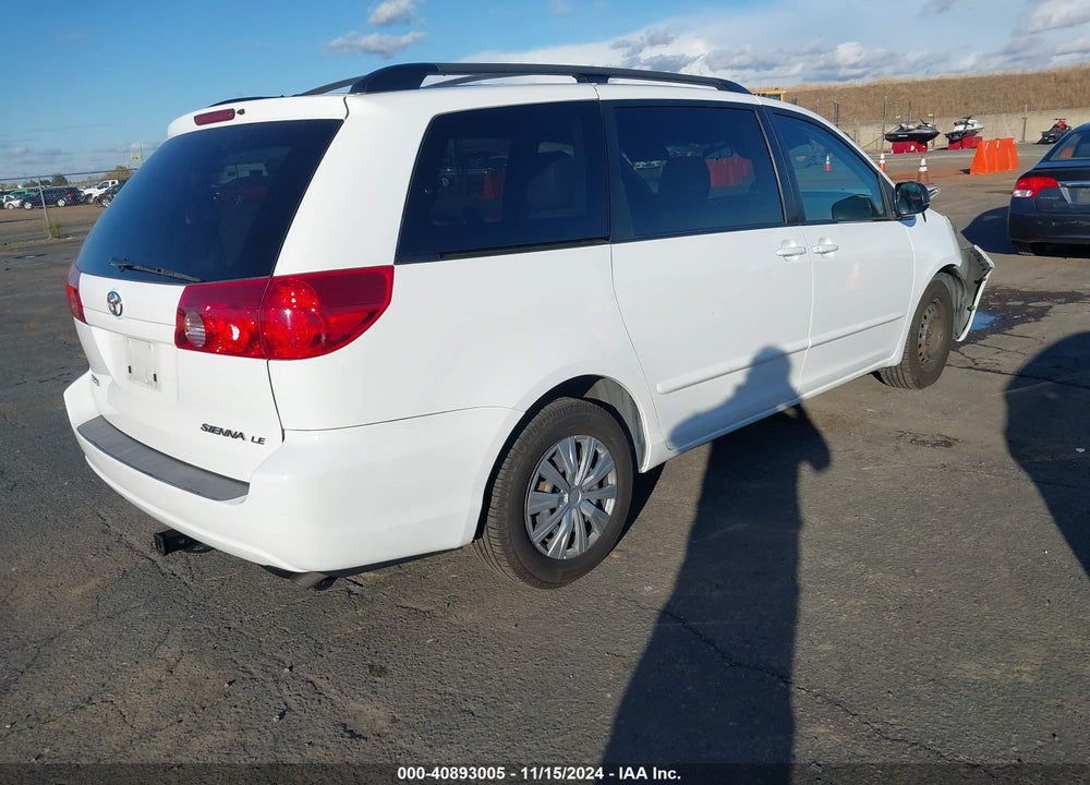 2010 TOYOTA SIENNA LE VIN: 5TDKK4CC5AS336855