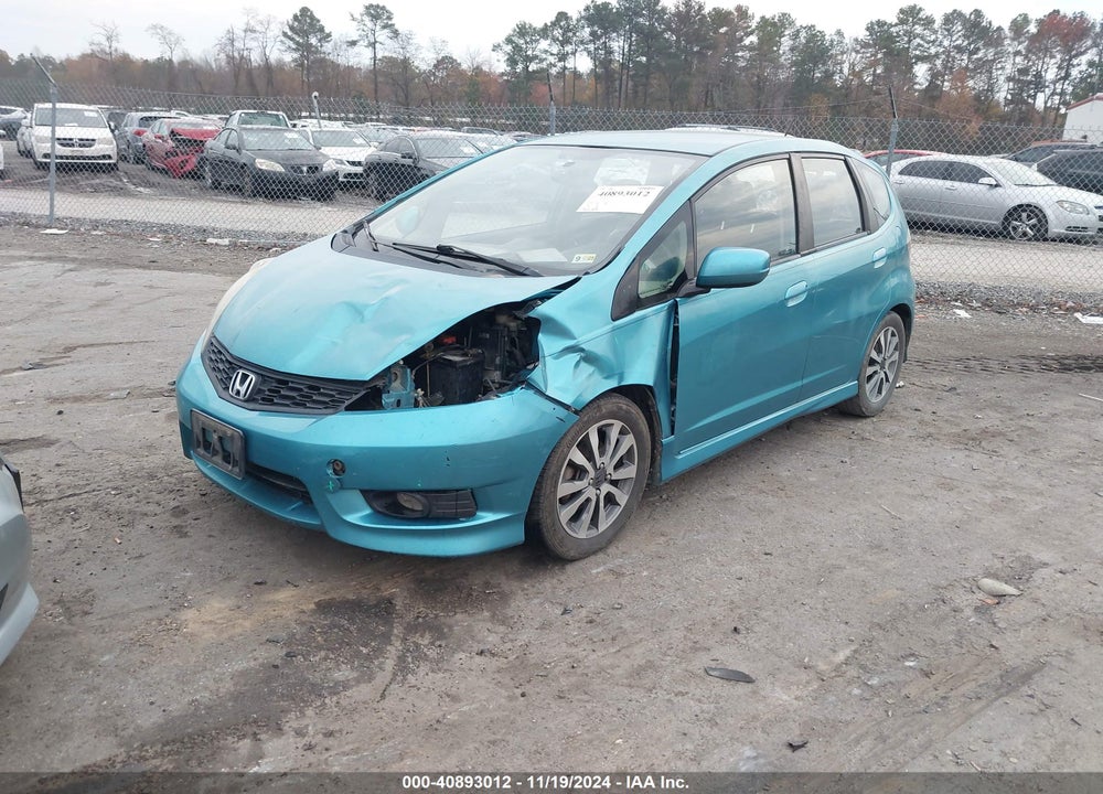 2012 HONDA FIT SPORT VIN: JHMGE8H50CC038067