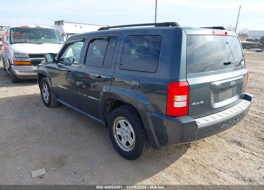 2007 JEEP PATRIOT SPORT VIN: 1J8FF28W87D336214