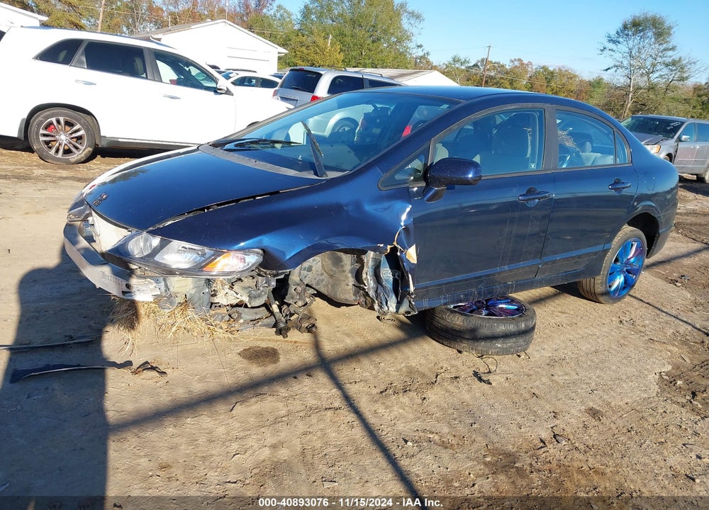 2010 HONDA CIVIC LX VIN: 2HGFA1F58AH578989