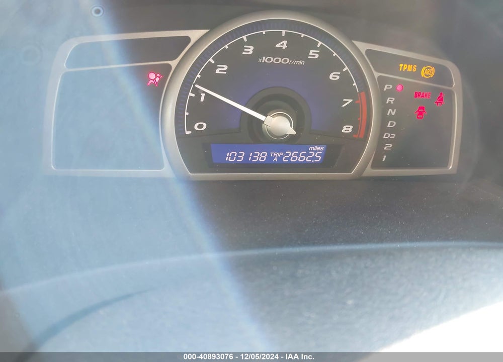 2010 HONDA CIVIC LX VIN: 2HGFA1F58AH578989