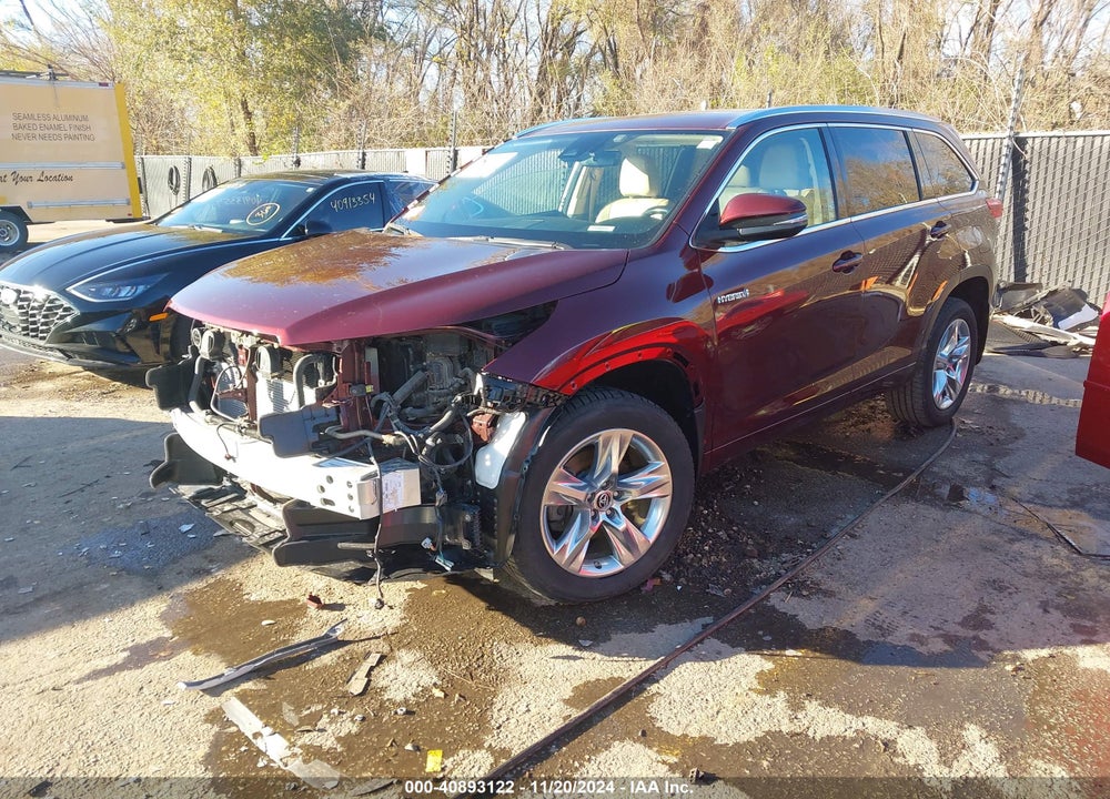 2017 TOYOTA HIGHLANDER HYBRID LIMITED VIN: 5TDDGRFHXHS024152