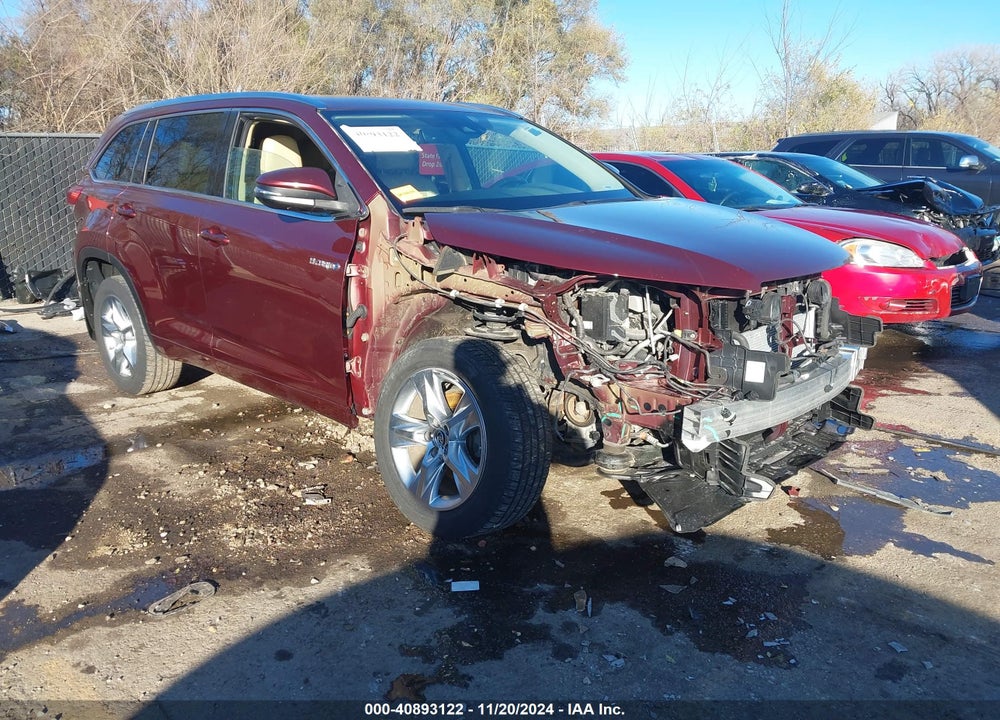 2017 TOYOTA HIGHLANDER HYBRID LIMITED VIN: 5TDDGRFHXHS024152