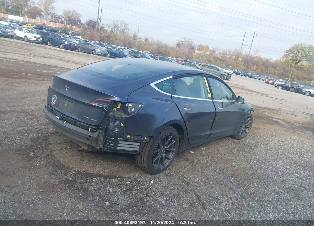 2018 TESLA MODEL 3 LONG RANGE/PERFORMANCE VIN: 5YJ3E1EB2JF103695