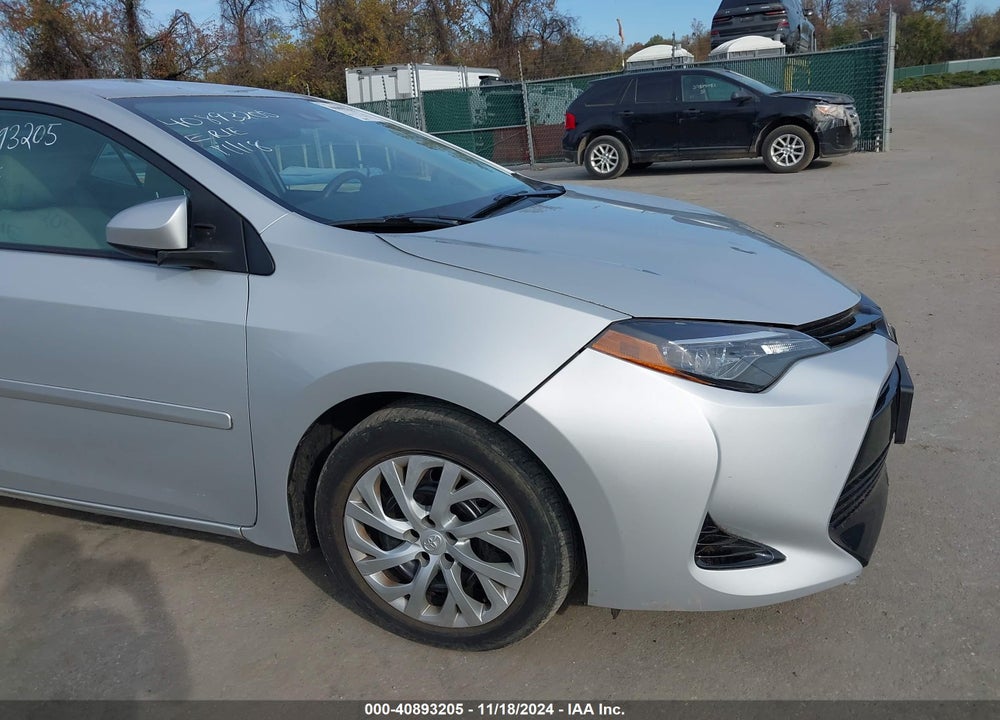 2018 TOYOTA COROLLA LE VIN: 2T1BURHE6JC039345