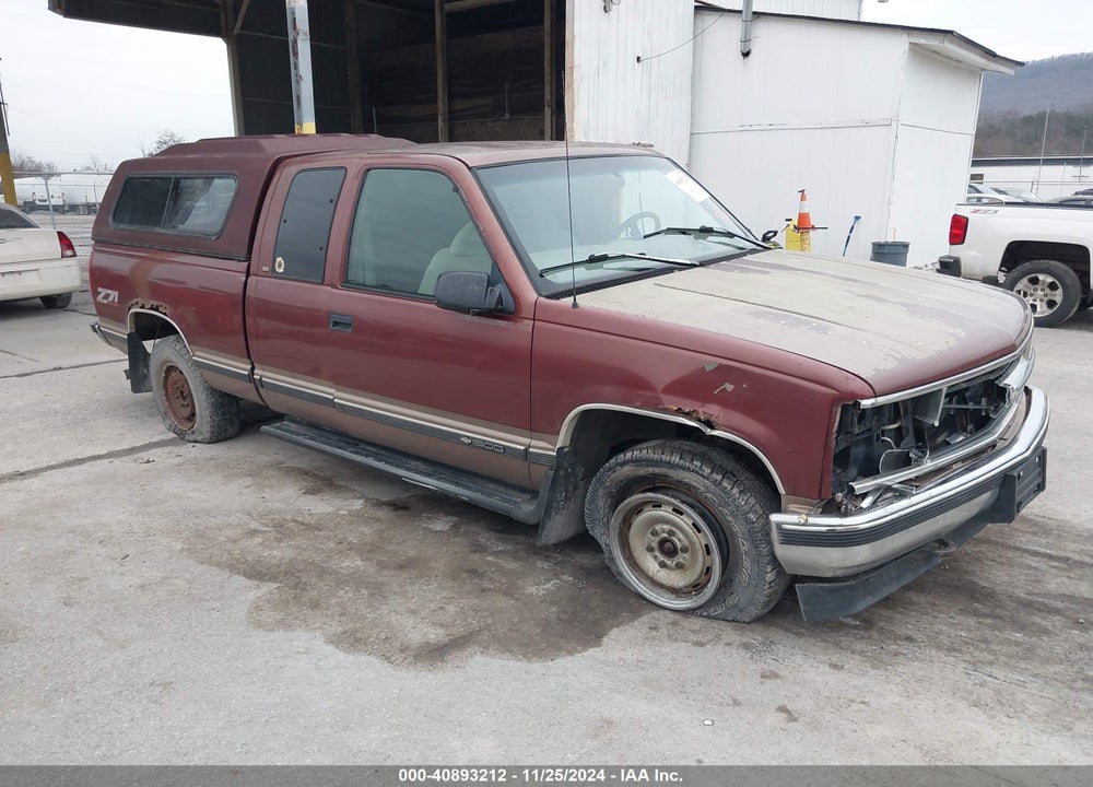 1998 CHEVROLET K1500 FLEETSIDE VIN: 2GCEK19RXW1107660