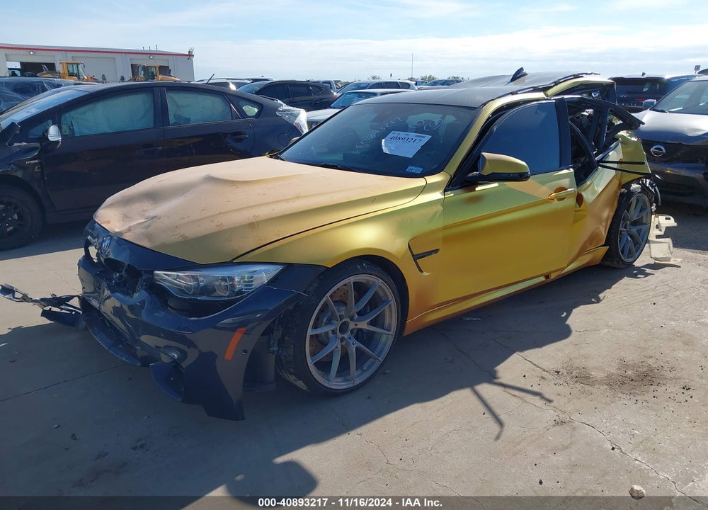 2017 BMW M3 VIN: WBS8M9C53H5G84216