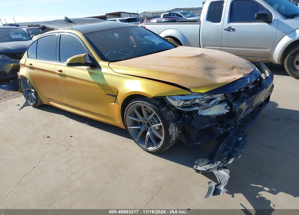 2017 BMW M3 VIN: WBS8M9C53H5G84216