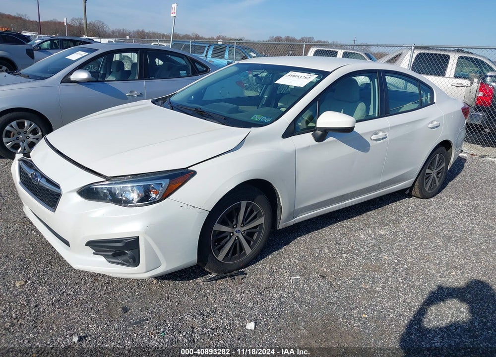 2019 SUBARU IMPREZA 2.0I PREMIUM VIN: 4S3GKAC64K3619877