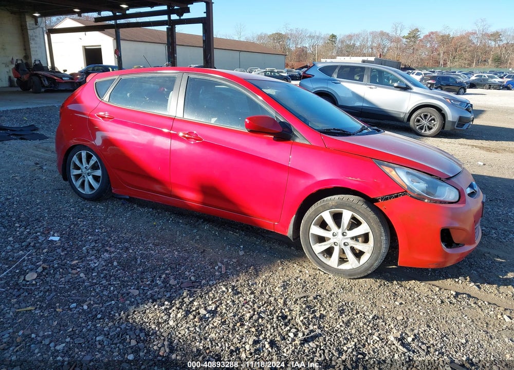 2012 HYUNDAI ACCENT SE VIN: KMHCU5AE5CU018995