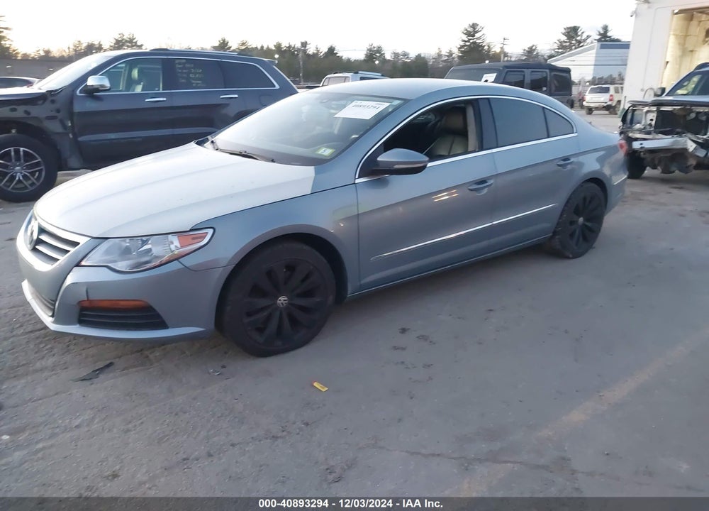 2012 VOLKSWAGEN CC SPORT VIN: WVWMP7AN5CE548454