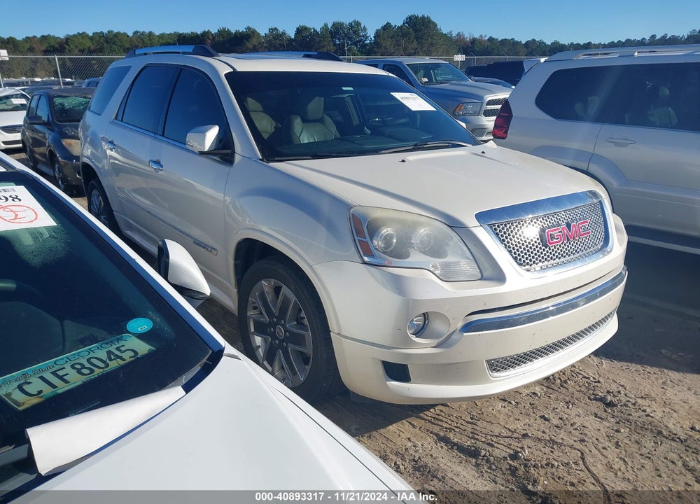 2012 GMC ACADIA DENALI VIN: 1GKKRTED4CJ390552