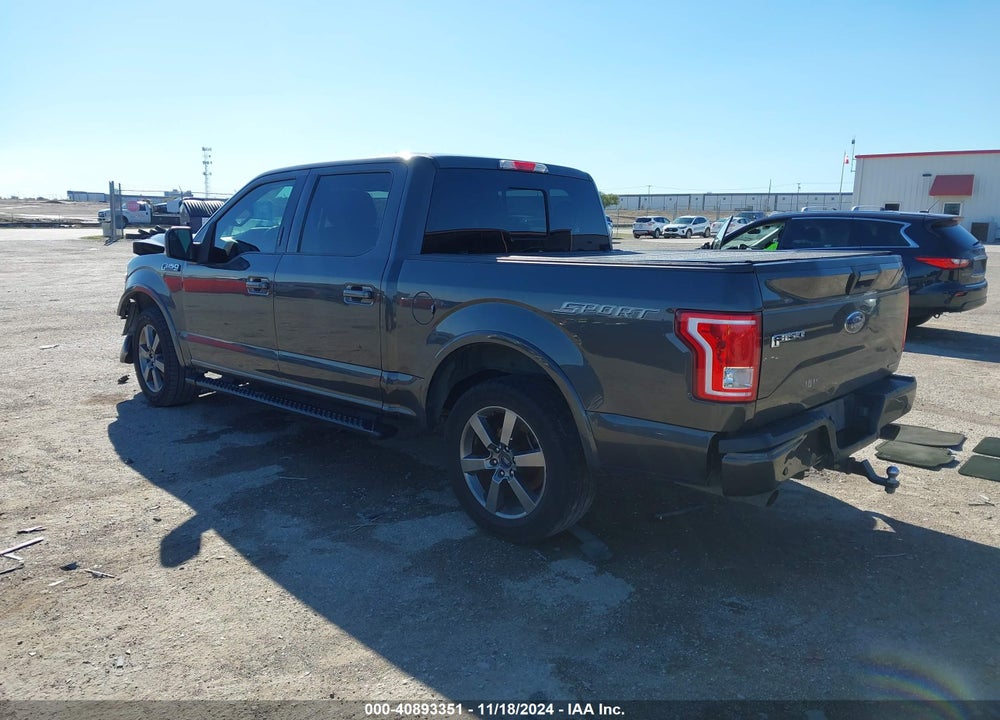 2016 FORD F150 VIN: 1FTEW1CF6GKD59717