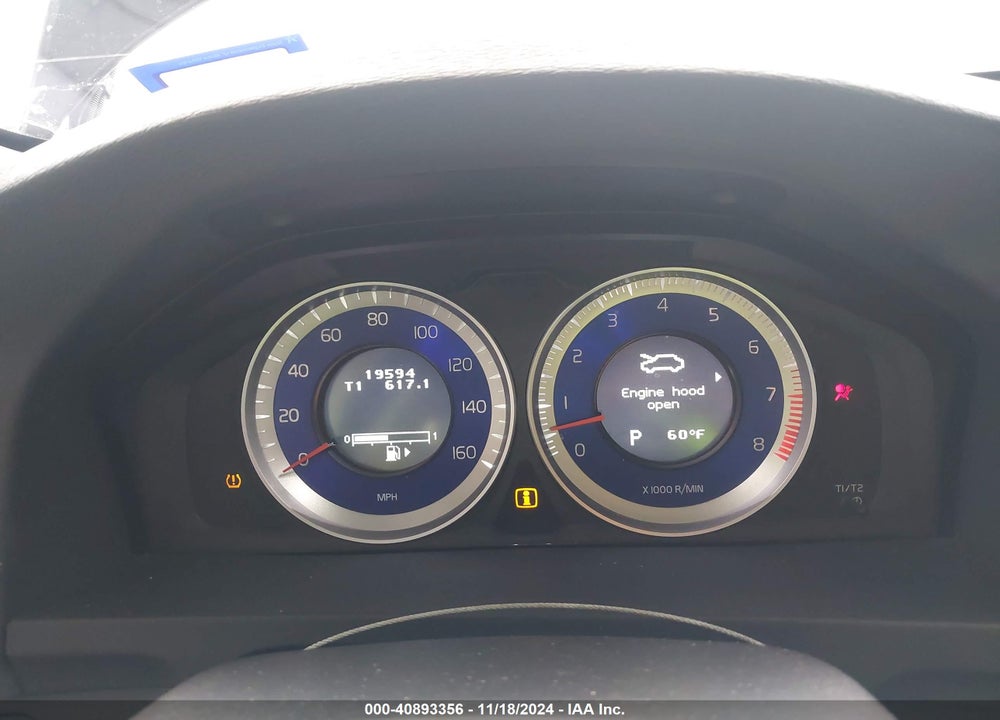 2013 VOLVO S60 T6 VIN: YV1902FH9D2201903
