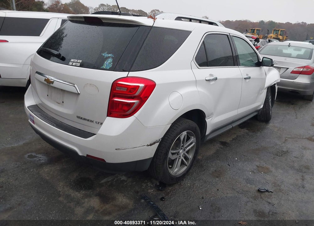 2016 CHEVROLET EQUINOX LTZ VIN: 2GNALDEK7G6343491