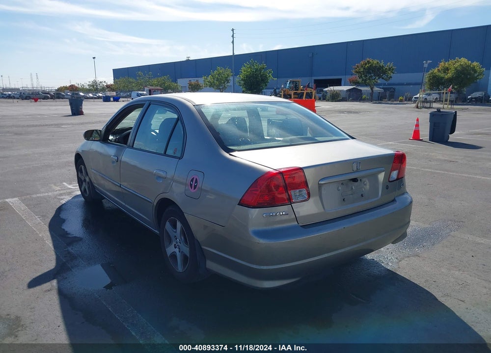 2005 HONDA CIVIC EX VIN: 2HGES26845H530436