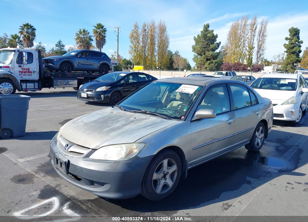 2005 HONDA CIVIC EX VIN: 2HGES26845H530436