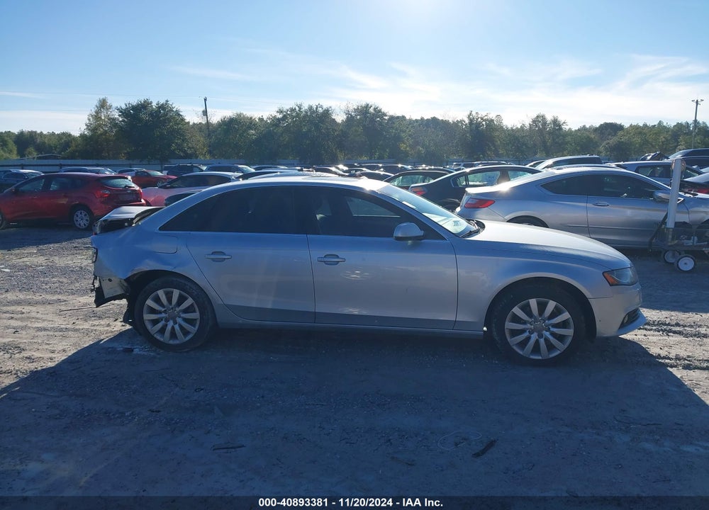 2011 AUDI A4 2.0T PREMIUM VIN: WAUEFAFL3BN031452