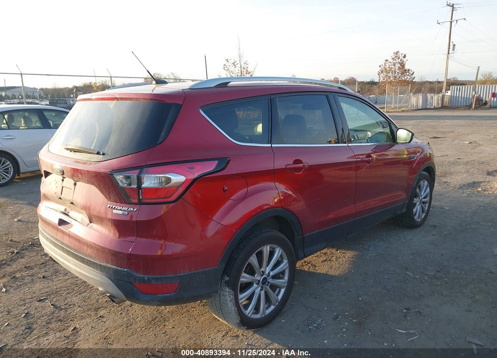 2017 FORD ESCAPE TITANIUM VIN: 1FMCU9J93HUC44454