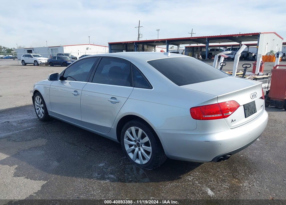 2011 AUDI A4 2.0T PREMIUM VIN: WAUEFAFL1BN005559