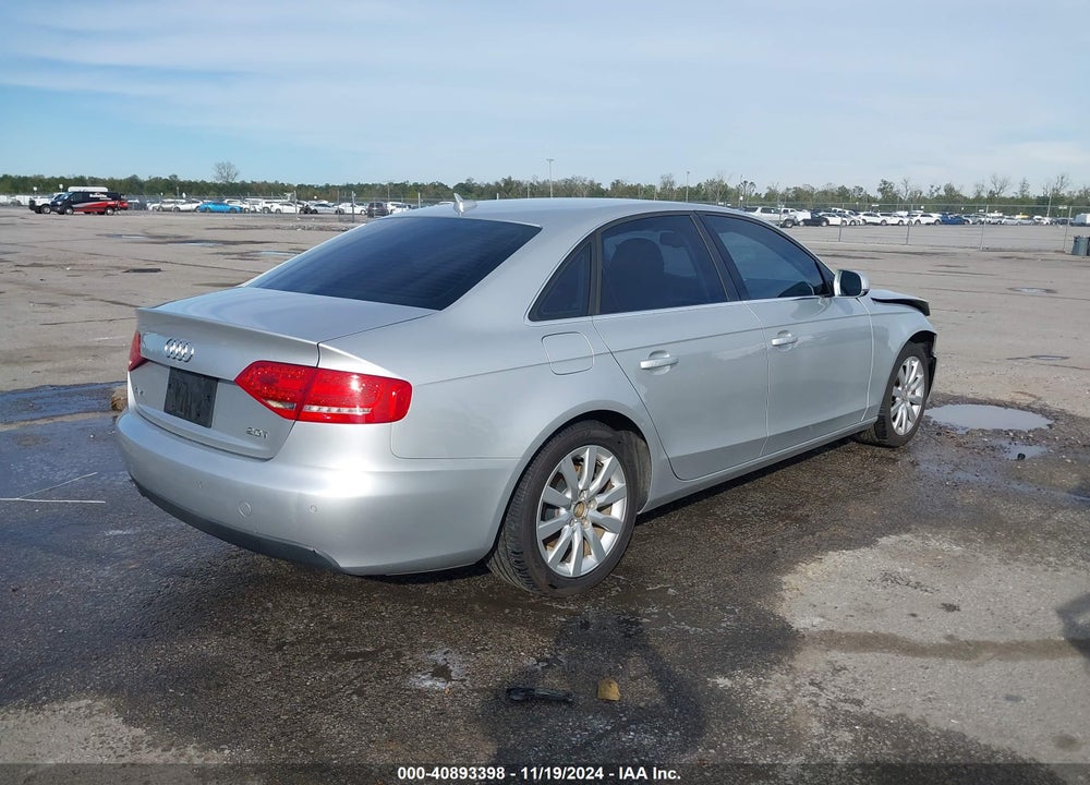 2011 AUDI A4 2.0T PREMIUM VIN: WAUEFAFL1BN005559
