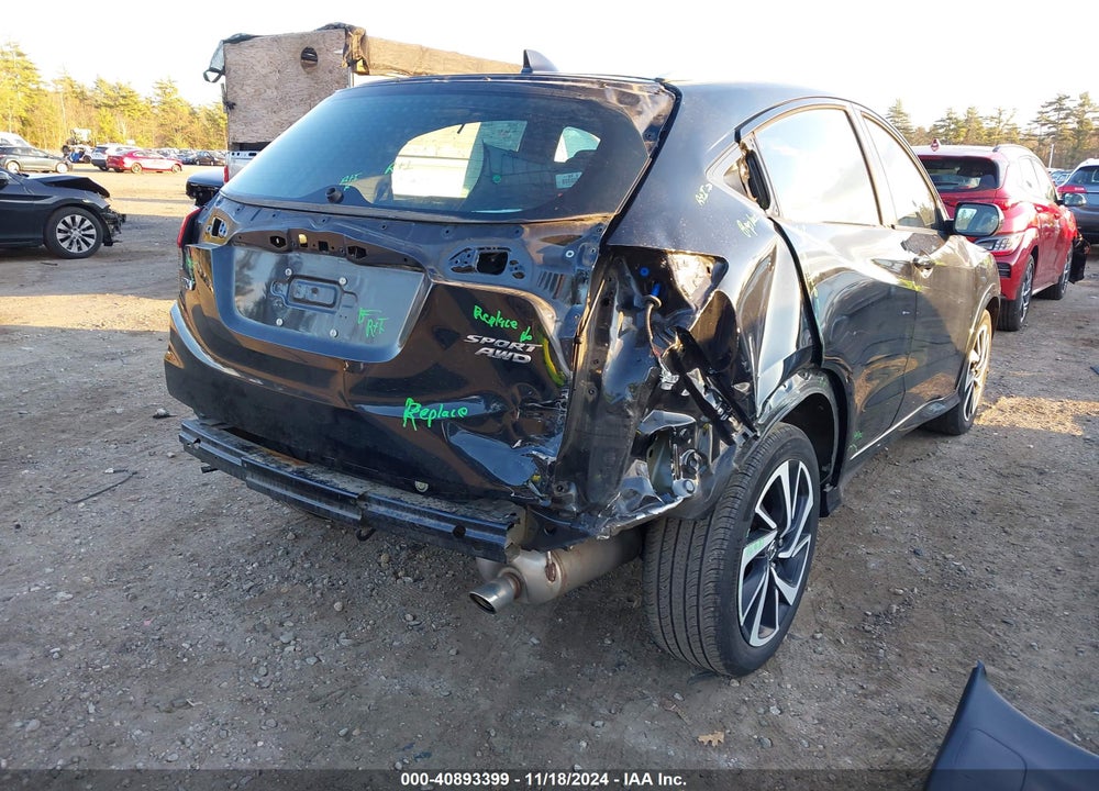 2020 HONDA HR-V AWD SPORT VIN: 3CZRU6H19LM704057