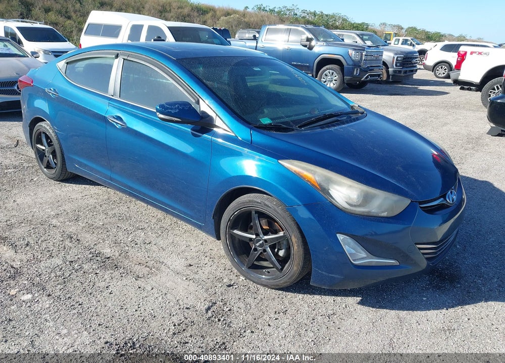 2014 HYUNDAI ELANTRA SPORT VIN: KMHDH4AH8EU039470