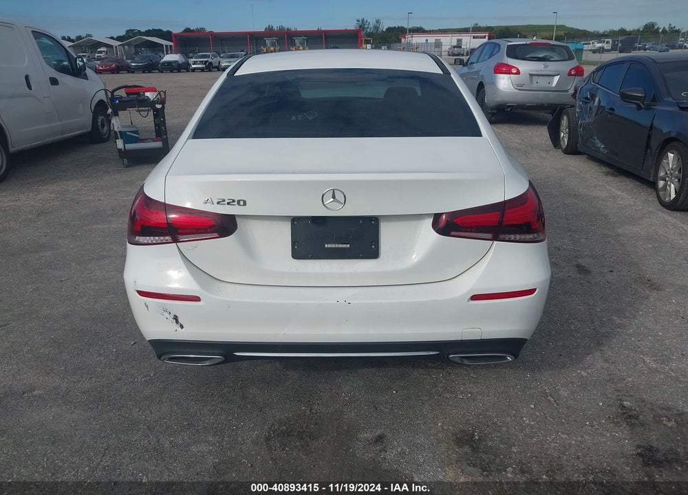 2021 MERCEDES-BENZ A 220 VIN: W1K3G4EB0MJ289770
