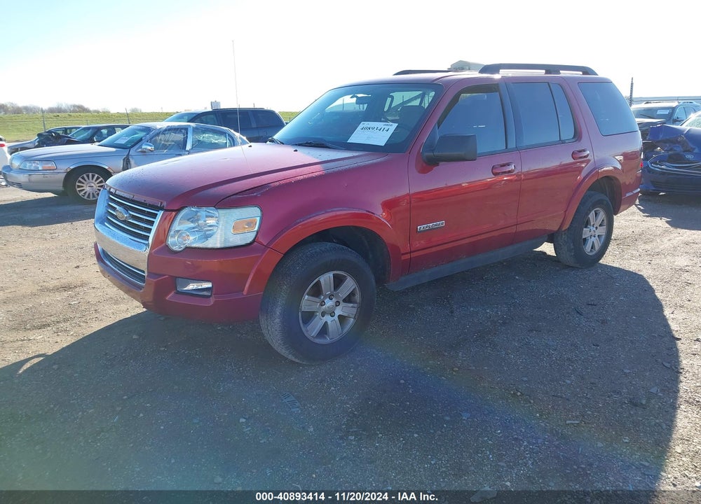 2008 FORD EXPLORER XLT VIN: 1FMEU73E98UA23593