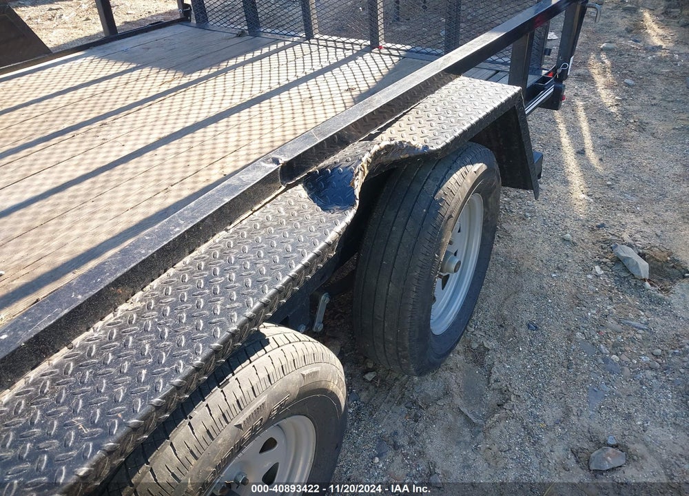 2022 CAM TRAILERS 14\' TRAILER VIN: 5JWCF1421N1515226