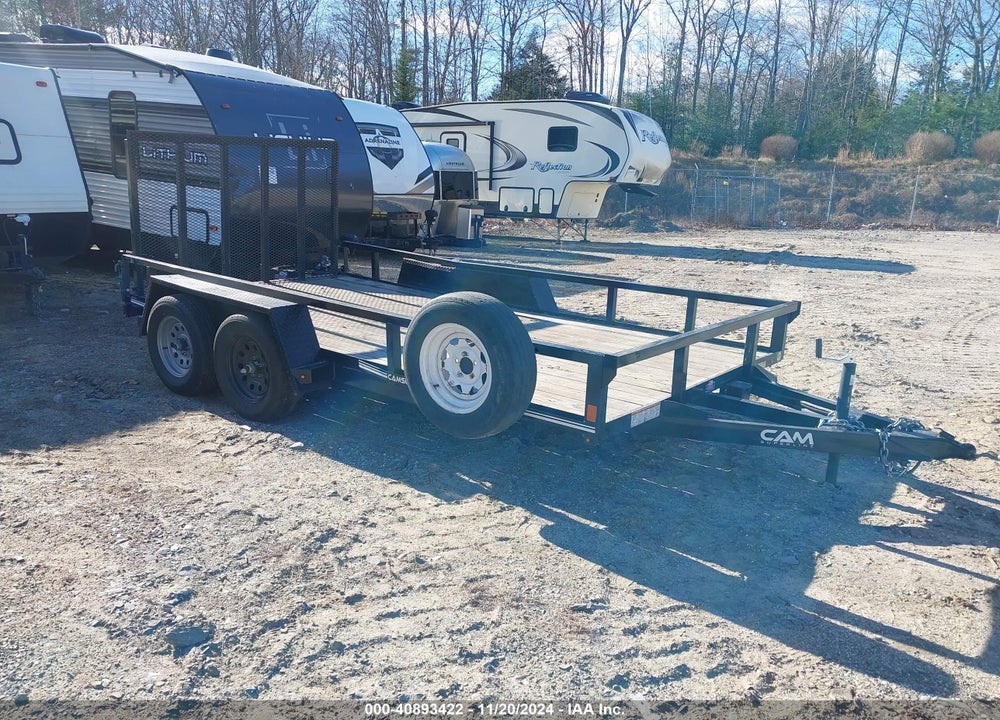 2022 CAM TRAILERS 14\' TRAILER VIN: 5JWCF1421N1515226