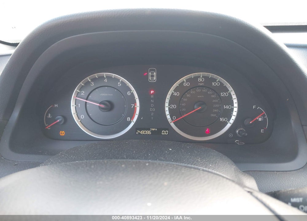 2010 HONDA ACCORD 2.4 LX-P VIN: 1HGCP2F47AA054732