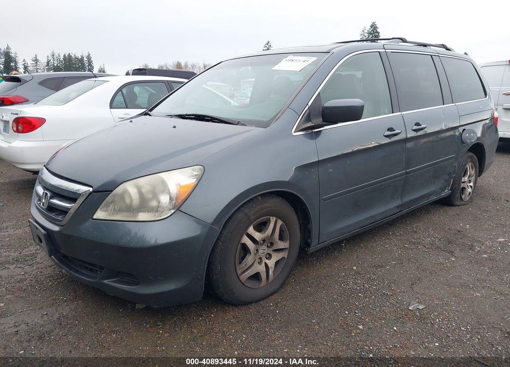 2006 HONDA ODYSSEY EX-L VIN: 5FNRL38706B447021