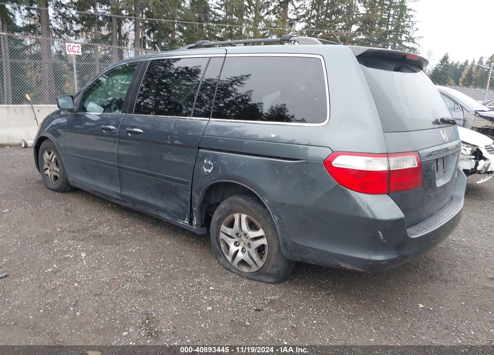 2006 HONDA ODYSSEY EX-L VIN: 5FNRL38706B447021