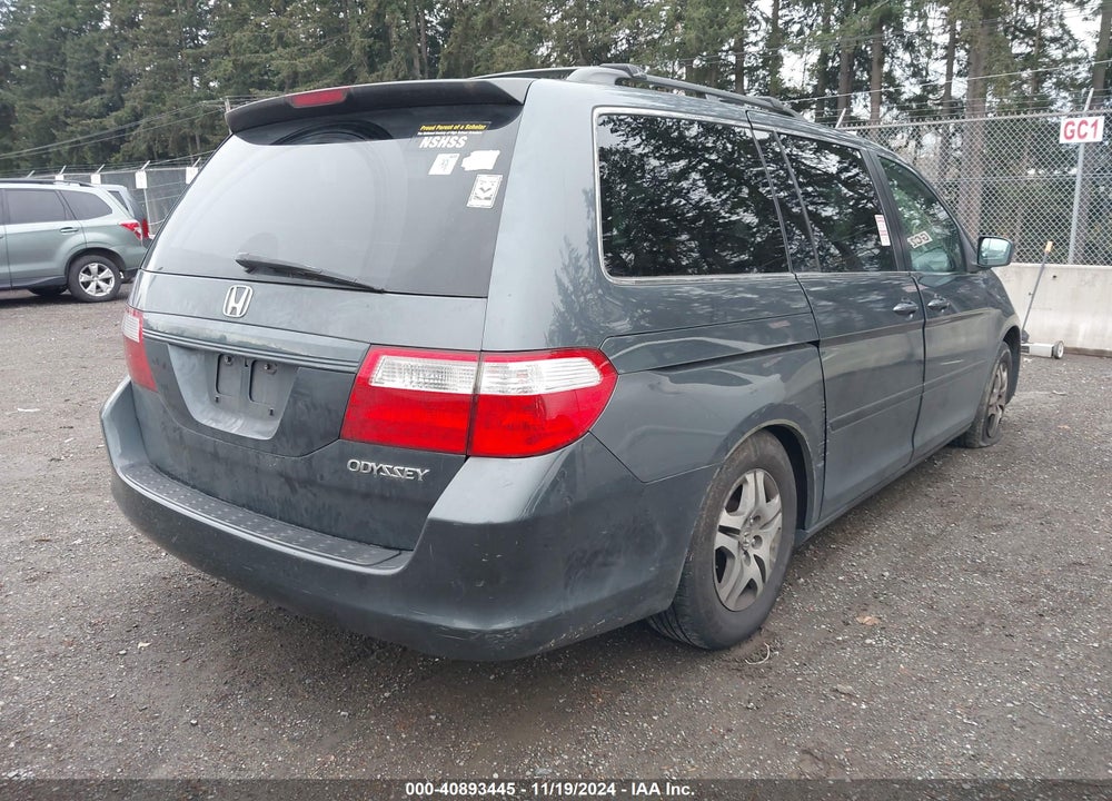 2006 HONDA ODYSSEY EX-L VIN: 5FNRL38706B447021
