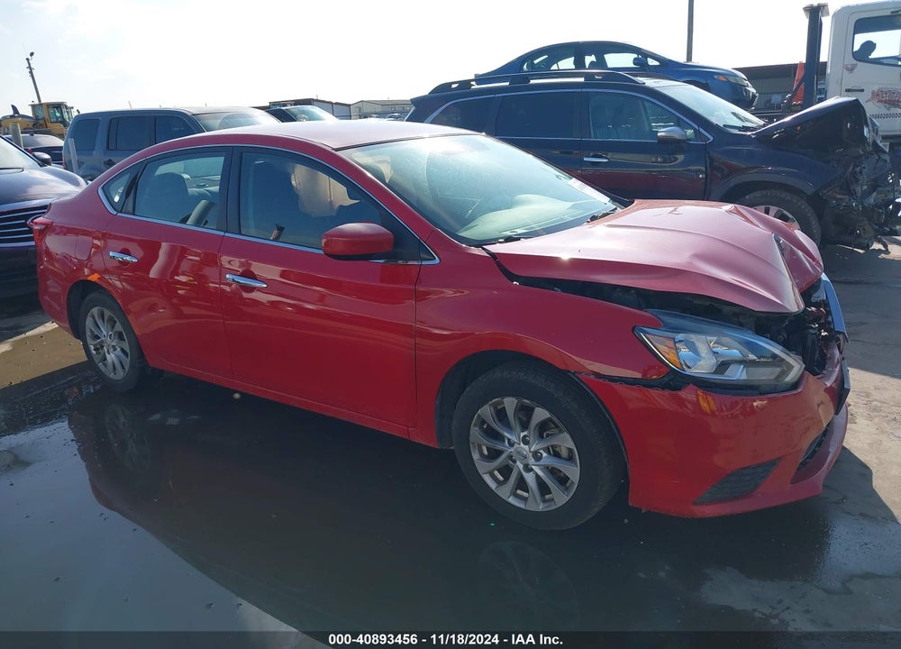 2018 NISSAN SENTRA SV VIN: 3N1AB7AP4JL616603
