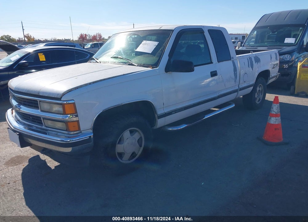 1998 CHEVROLET K1500 FLEETSIDE VIN: 2GCEK19R6W1175177